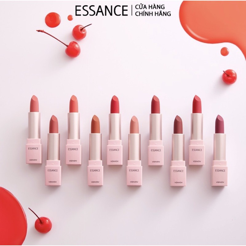 Son Lì Lâu Trôi Essance Lip Rouge Velvet 3.5g