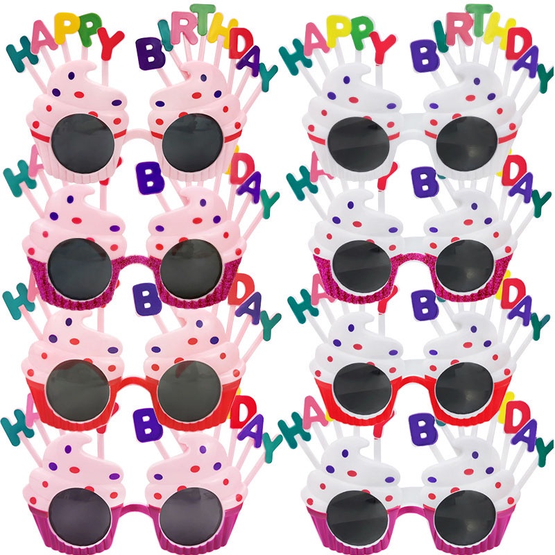 Mắt kính tùy chọn kiểu dáng phong cách sinh nhật dễ thương cho bé
