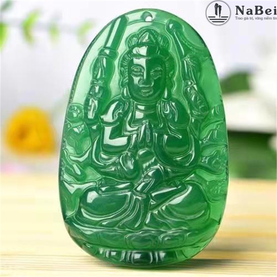 Mặt Dây Chuyền Phật Bản Mệnh Ngọc Bích Canada NB161 - Phong Thuỷ NaBei Store