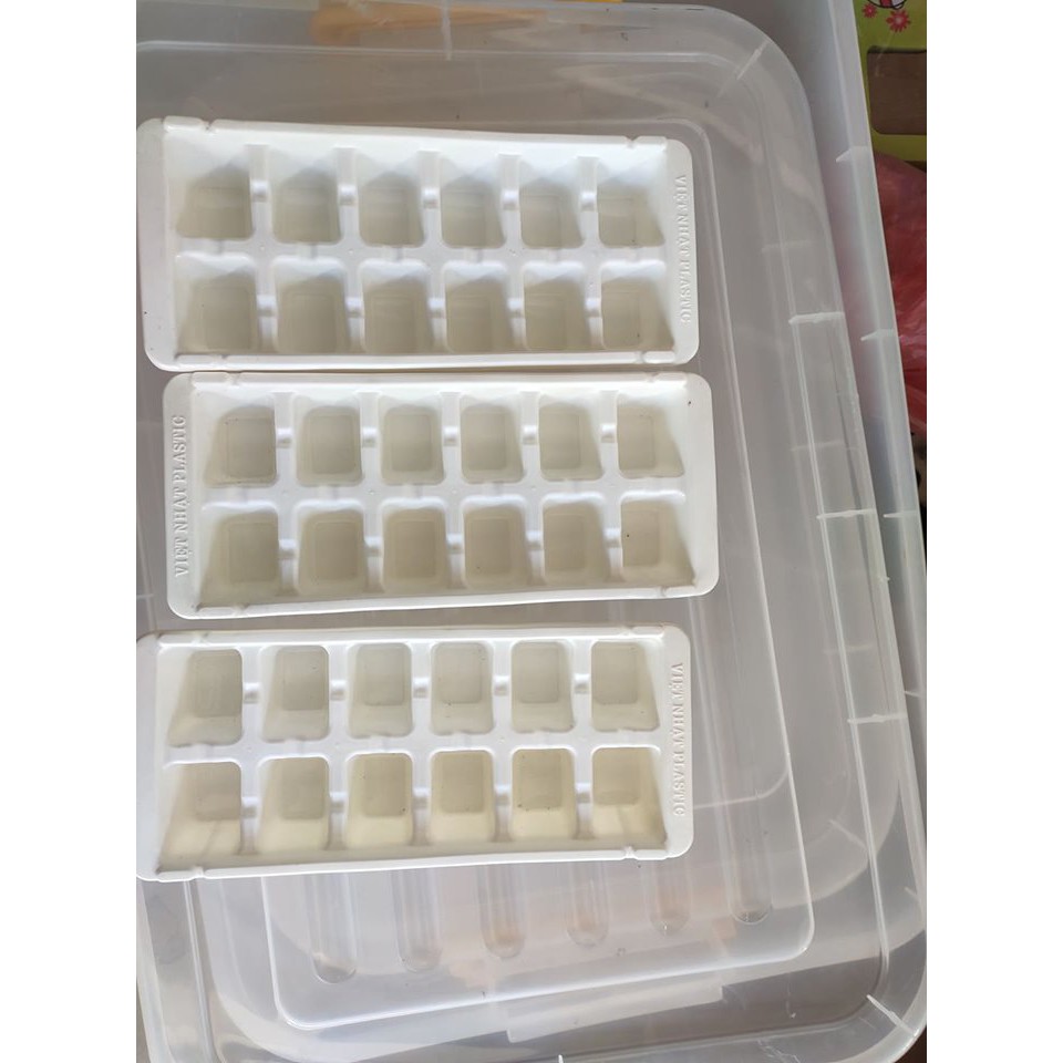 (thanh lý nghỉ bán)sét 2 khay vỉ đá 12 viên bé