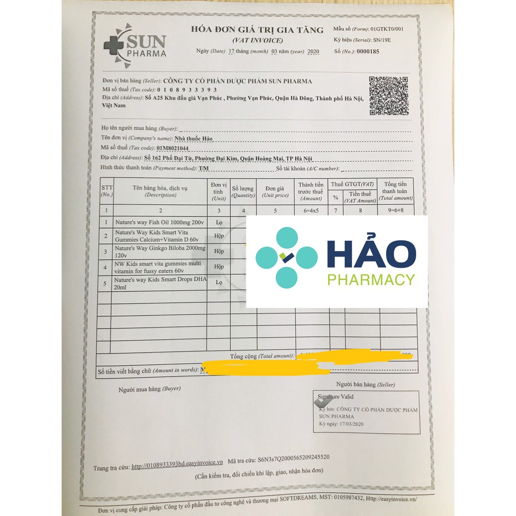 Dầu Cá Nature's Way 1000mg (Không Mùi) | Thế Giới Skin Care