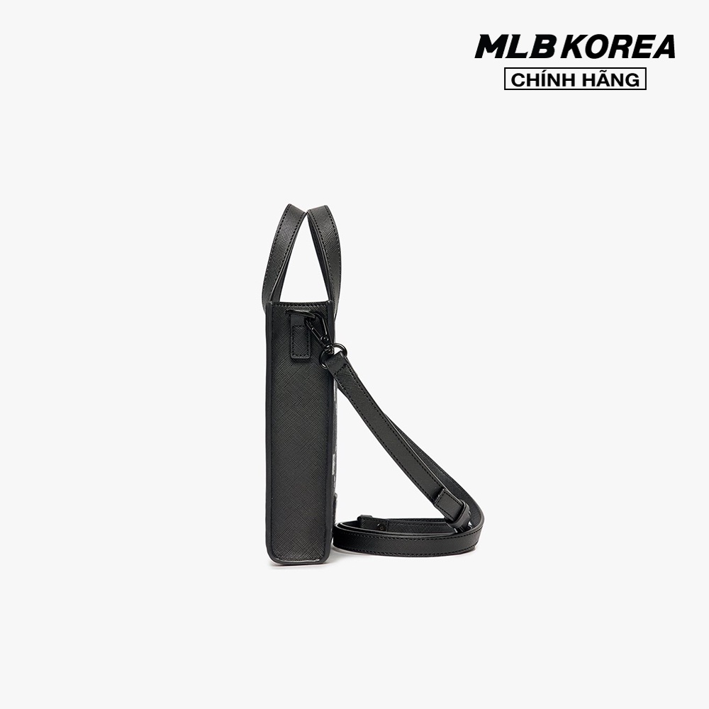 MLB - Túi đeo chéo phom chữ nhật Monogram Diamond Jacquard 3ACRH012N-50BKS