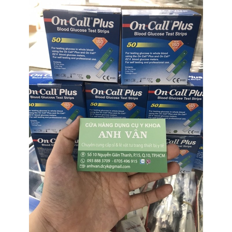 Que thử đường huyết on call plus  50 que - ảnh sản phẩm 1