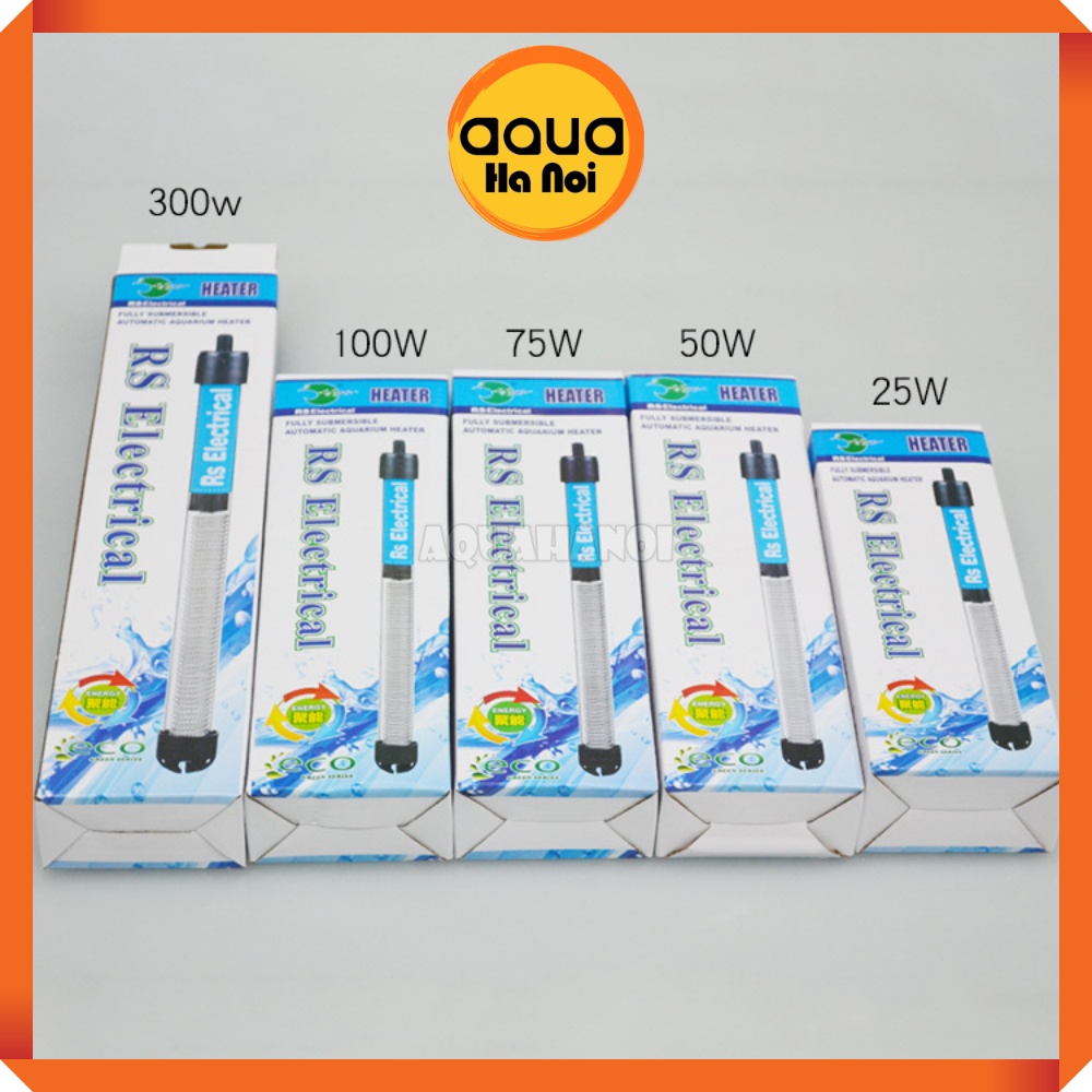 Sưởi bể cá RS Electrical 25/50/100/200/300w - Sưởi giữ ấm nước hồ cá thủy sinh