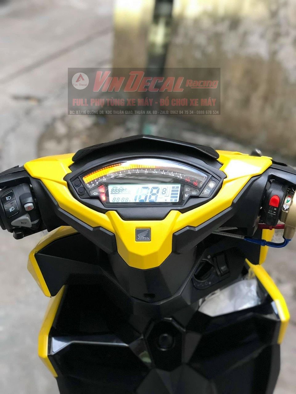 Đồng hồ ZX10R full chức năng cho các loại xe máy