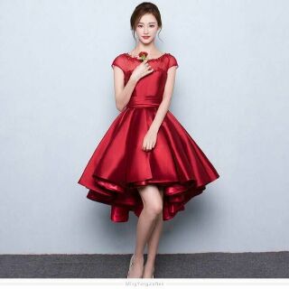 Đầm Xòe Xếp Li Đuôi Tôm Cao Cấp