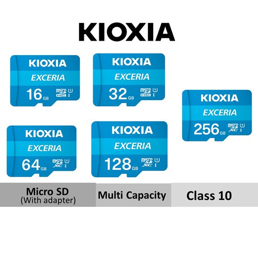 Thẻ nhớ microSD Kioxia 64GB Class 10 - Bảo hành chính hãng 60 tháng