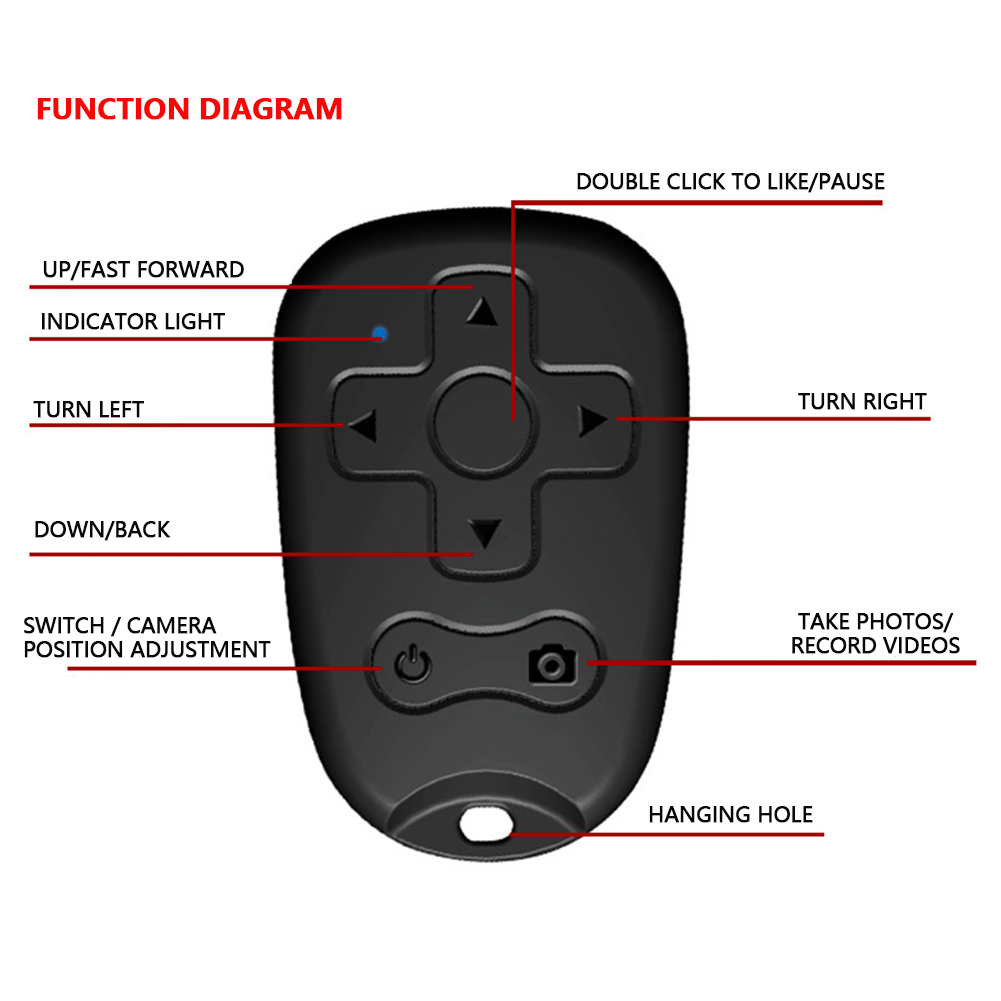 Điện thoại di động Bluetooth Tự động chụp ảnh từ xa Sách điện tử Tự động lật trang