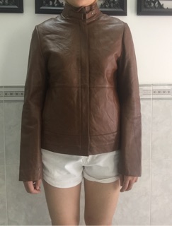 Các mẫu áo nữ da thật 2hand