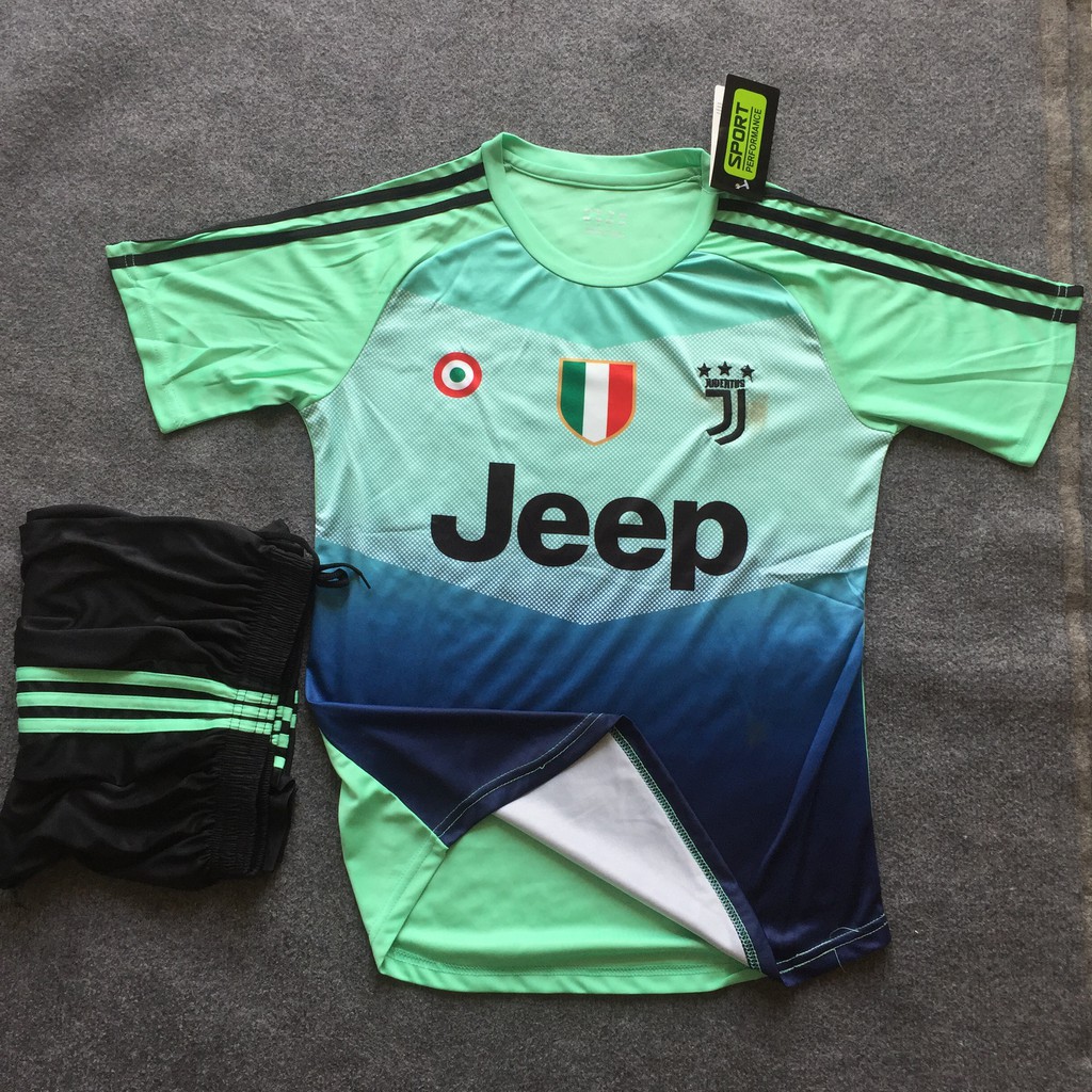 Mẫu Áo Bóng Đá Juventus  Màu Xanh Mới Đẹp 2019-2020