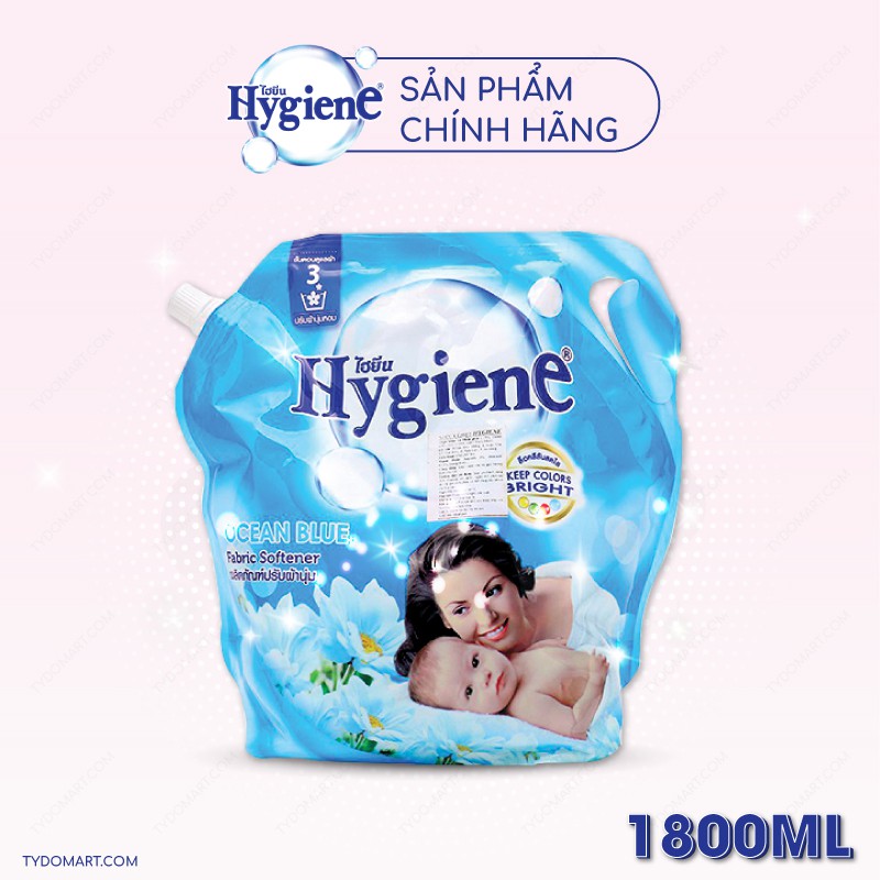 Nước xả vải Hygiene Túi 1800ml Đầy Đủ 6 Màu