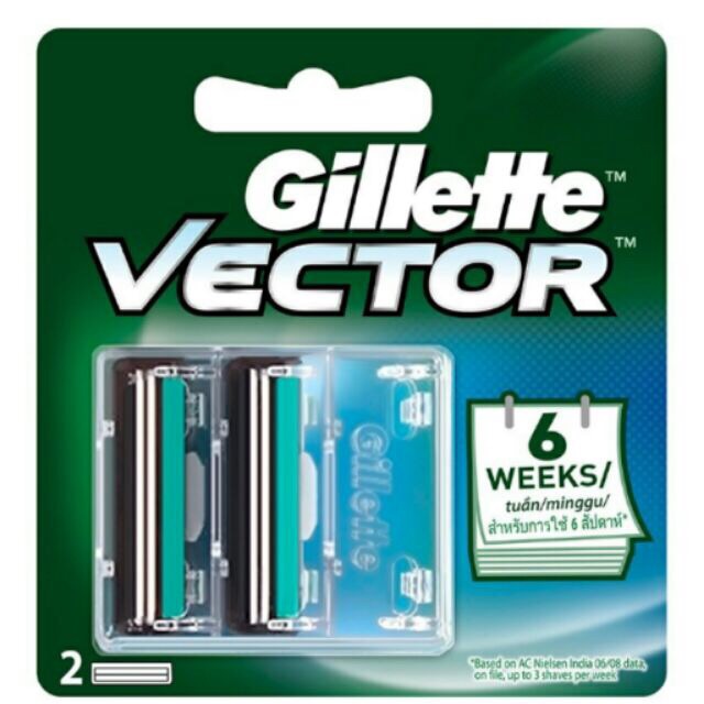 hộp 12 vỉ(24 lưỡi) dao cạo râu gillette