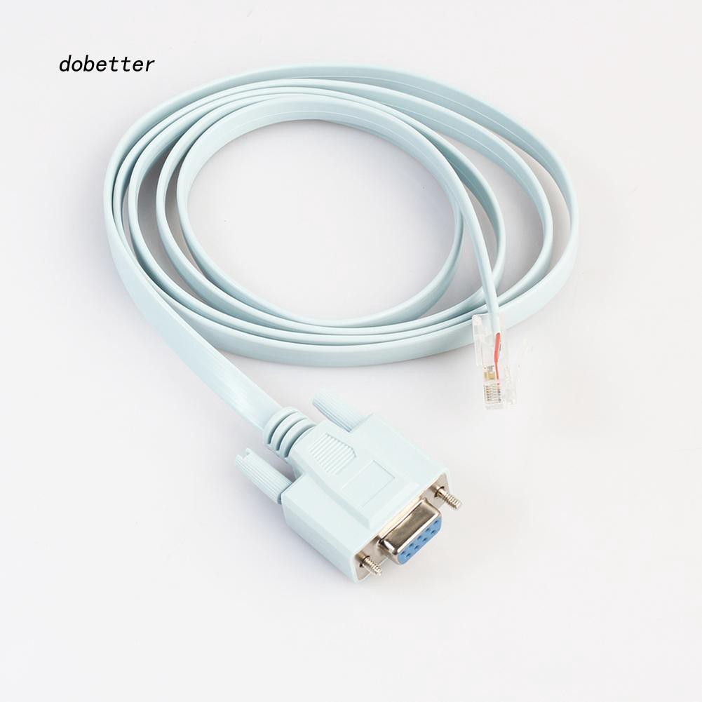 Dây cáp chuyển đổi 1.5m RS232 DB9 sang RJ45 CAT5 Ethernet chuyên dụng