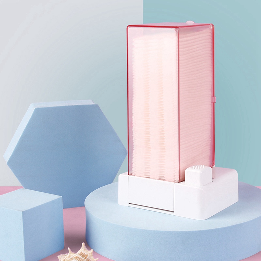 Hộp Đựng Bông Tẩy Trang Tự Động Chống Bụi [Dolity2]