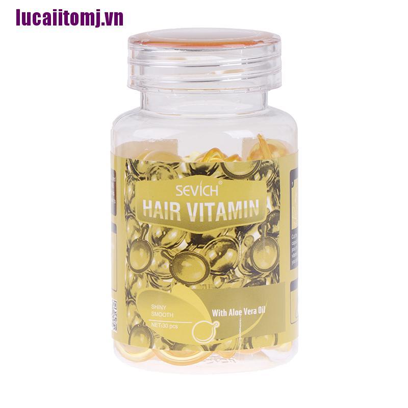 (Hàng Mới Về) Set 30 Viên Nang Chứa Vitamin Và Dầu Nuôi Dưỡng Da Đầu