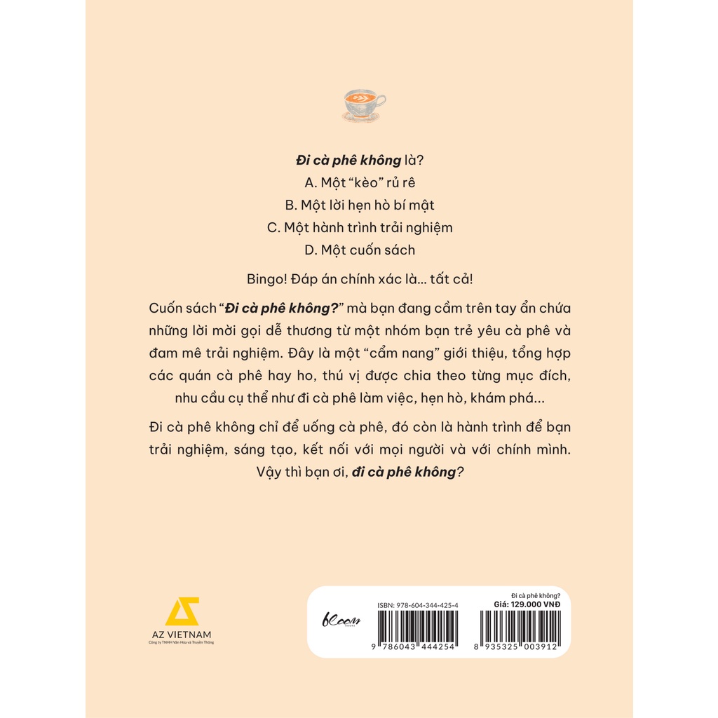 Sách - Đi Cà Phê Không? - Vừa Cà Phê, Vừa Kể Chuyện
