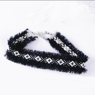 Choker ren thổ cẩm - Vòng cổ thổ cẩm