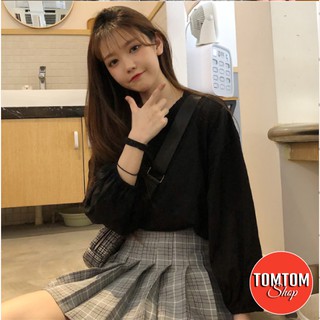 Áo thun nữ dài tay form rộng
