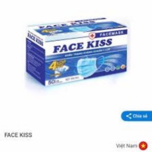 Lẻ 20 Cái Khẩu Trang Y Tế 4 Lớp Kháng Khuẩn