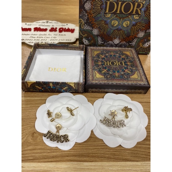 Bông tai cao cấp Dior