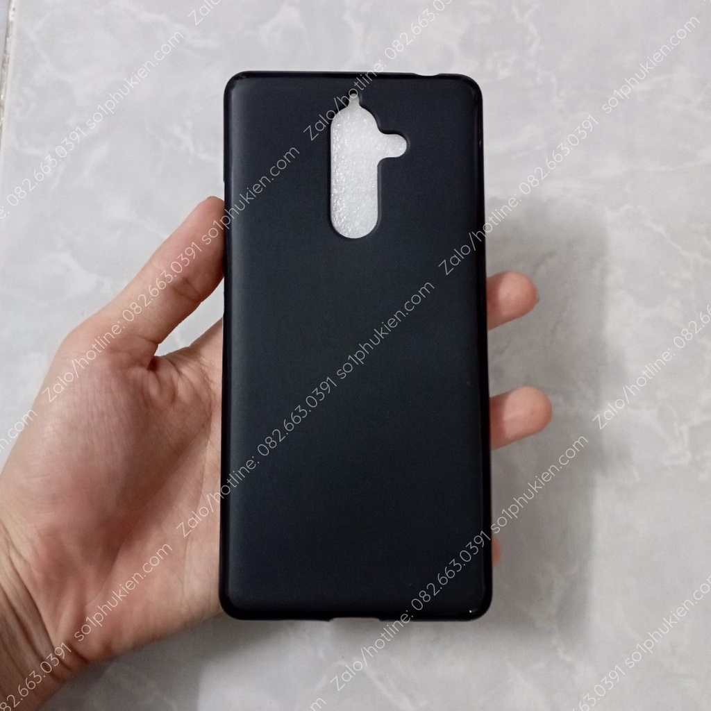 Ốp lưng Nokia 7+ ( 7 plus) loại dẻo đen tpu, dẻo đen giả da, dẻo trong suốt bền đẹp