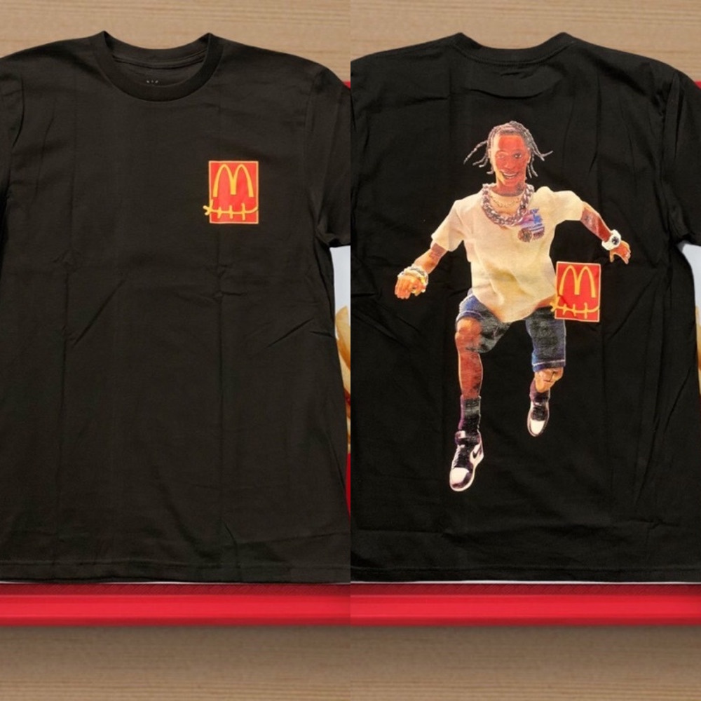 Áo thun họa tiết Travis Scott x Mcdonalds chất lượng