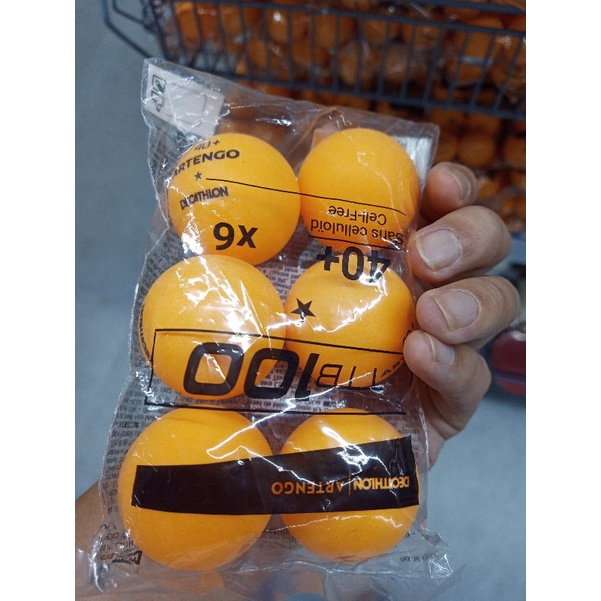 Hộp 6 quả bóng bàn TTB 100* 40+
