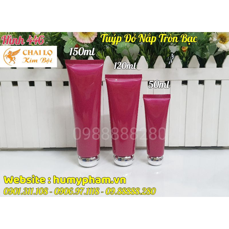 TUÝP NHỰA ĐỰNG MỸ PHẨM - Tuýp Đỏ 50ml - 120ml - 150ml