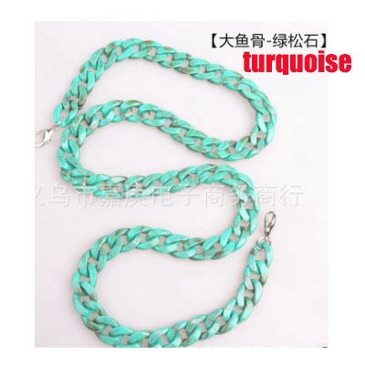 Dây xích đeo túi xách IELGY bằng nhựa acrylic hình xương cá cỡ lớn thời trang cho nữ