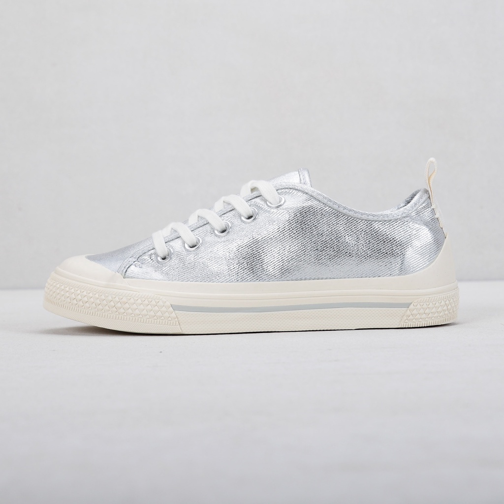 Giày Sneaker Vải Nữ DINCOX GC20 Sành Điệu Silver