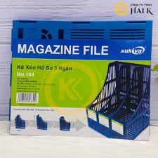 KỆ RỔ 3 NGĂN XUKIVA 194 [ KỆ HỒ SƠ ĐỨNG]