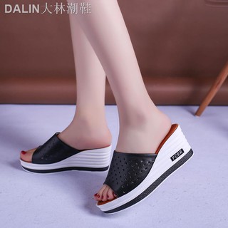 ◙☂Giày Sandal Đế Xuồng Phong Cách Hàn Quốc Thời Trang Mùa Hè 2020 Cho Nữ