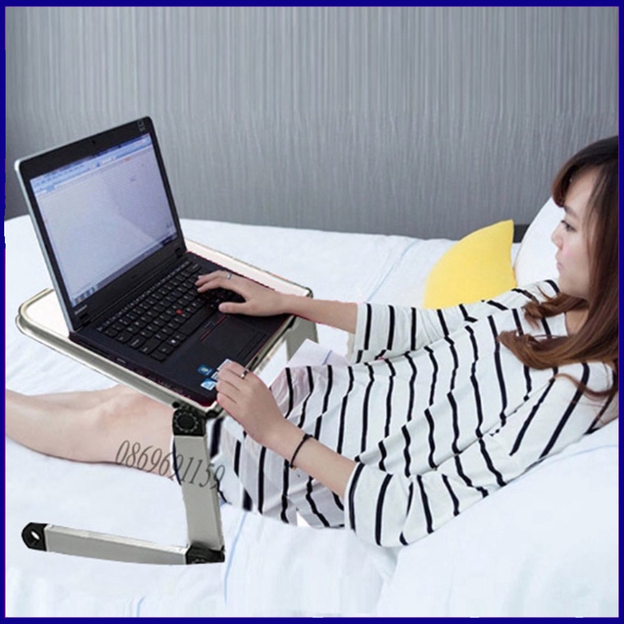 Giá đỡ laptop đa năng kiêm bàn phù hợp mọi tư thế làm, BH 12 tháng free ship toàn quốc