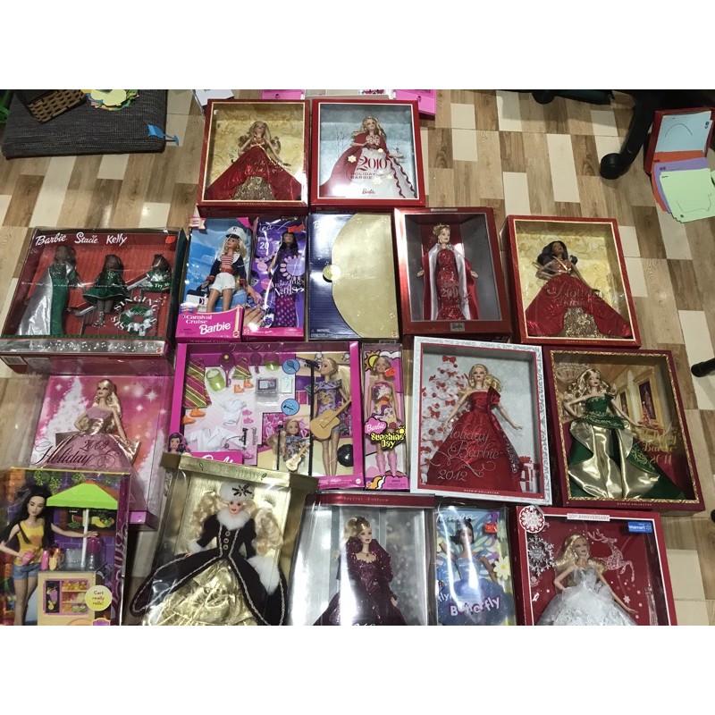 [Kéo xem thêm nhiều mẫu] Búp bê Barbie holiday chính hãng fullbox