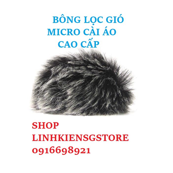 Bông Lọc Gió Giúp Giảm Bớt Ồn Cho MICRO Cài Áo Boya By - M1 BY-M1DM ..