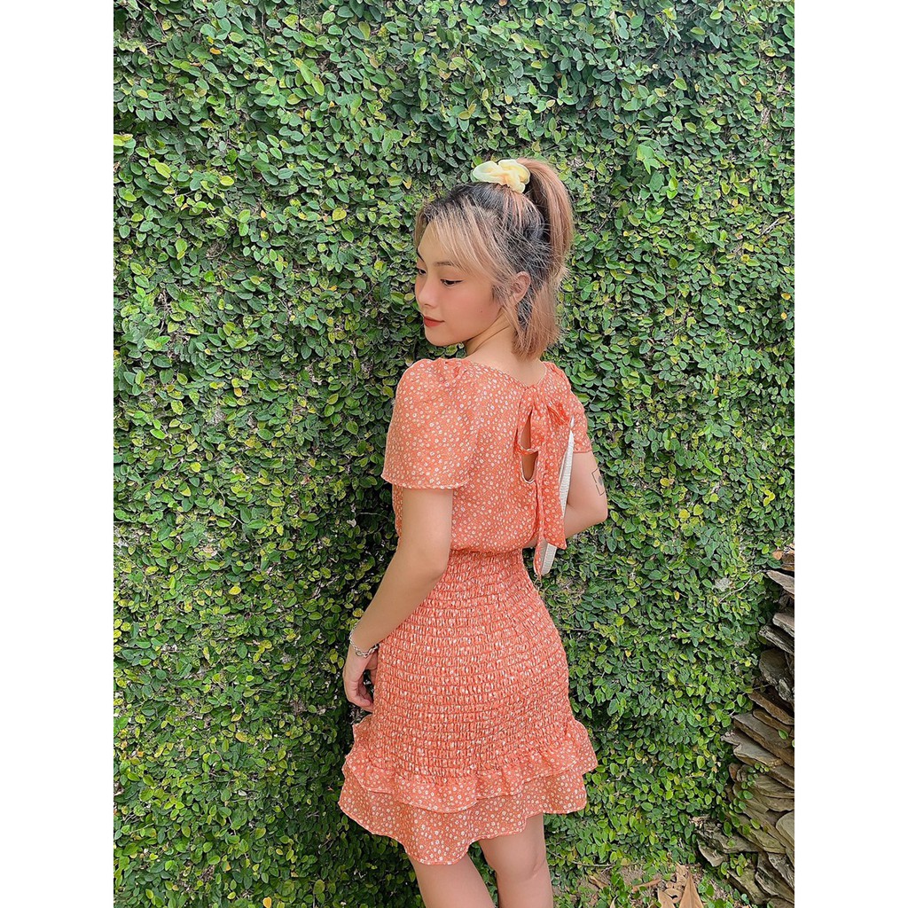 Đầm nhún thun tôn body thiết kế JESSICA_DRESS
