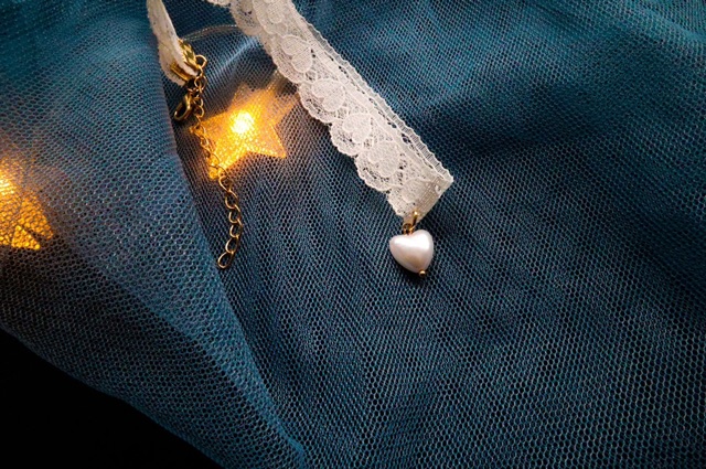 Choker ren xinh phong cách tiểu thư - Khăn turban