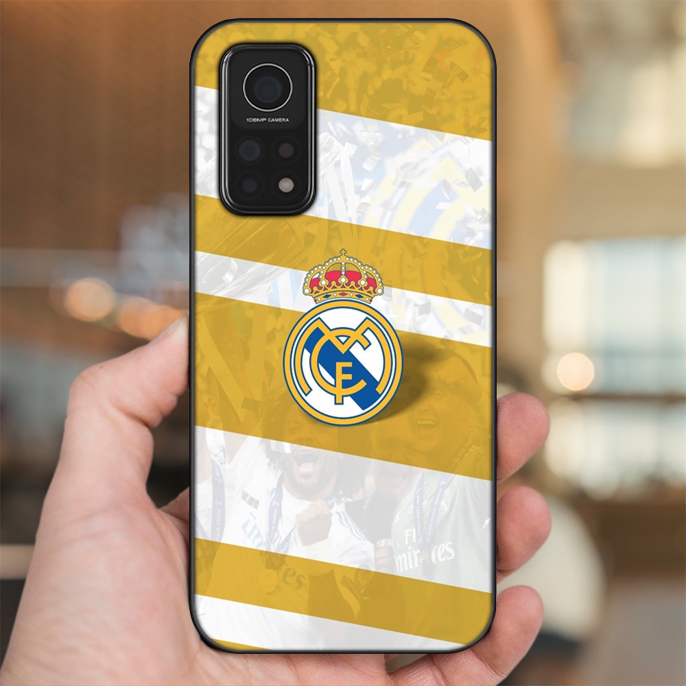 Ốp lưng Xiaomi Mi 10T Pro 5G viền đen in hình Real Madrid