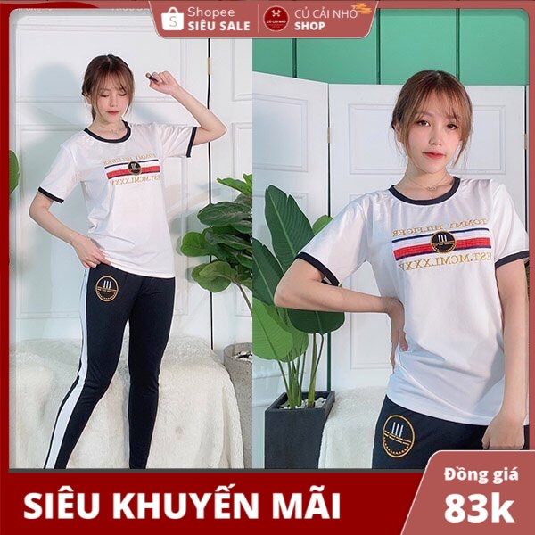 Đồ mặc ở nhà 💖 Freeship💖 Set bộ đồ dạo phố thoải mái - Shop Củ Cải Nhỏ