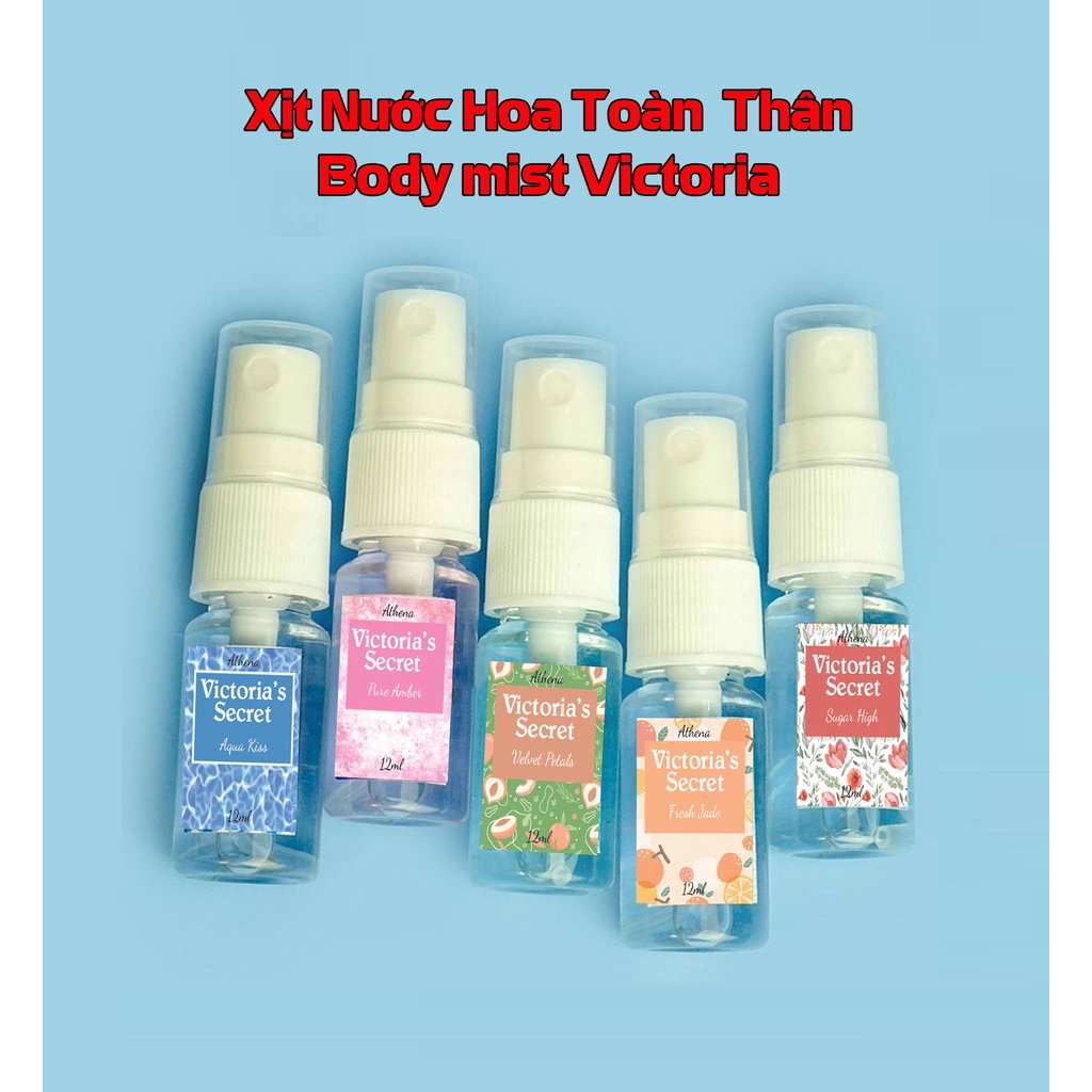 Xịt Body mist hương nước hoa toàn thân Victoria Secret 12ML (bill mỹ)