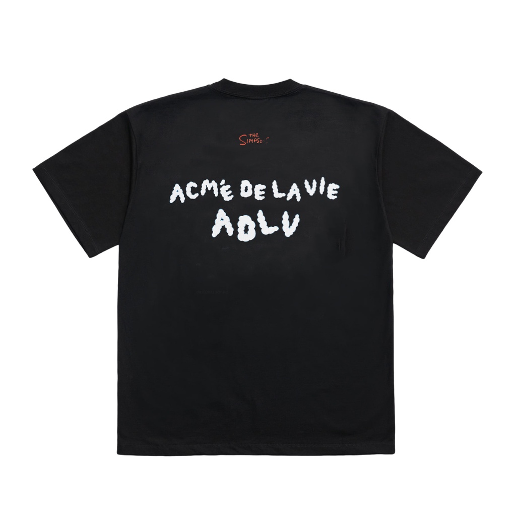 ADLV Áo thun cotton tay ngắn in hình thời trang