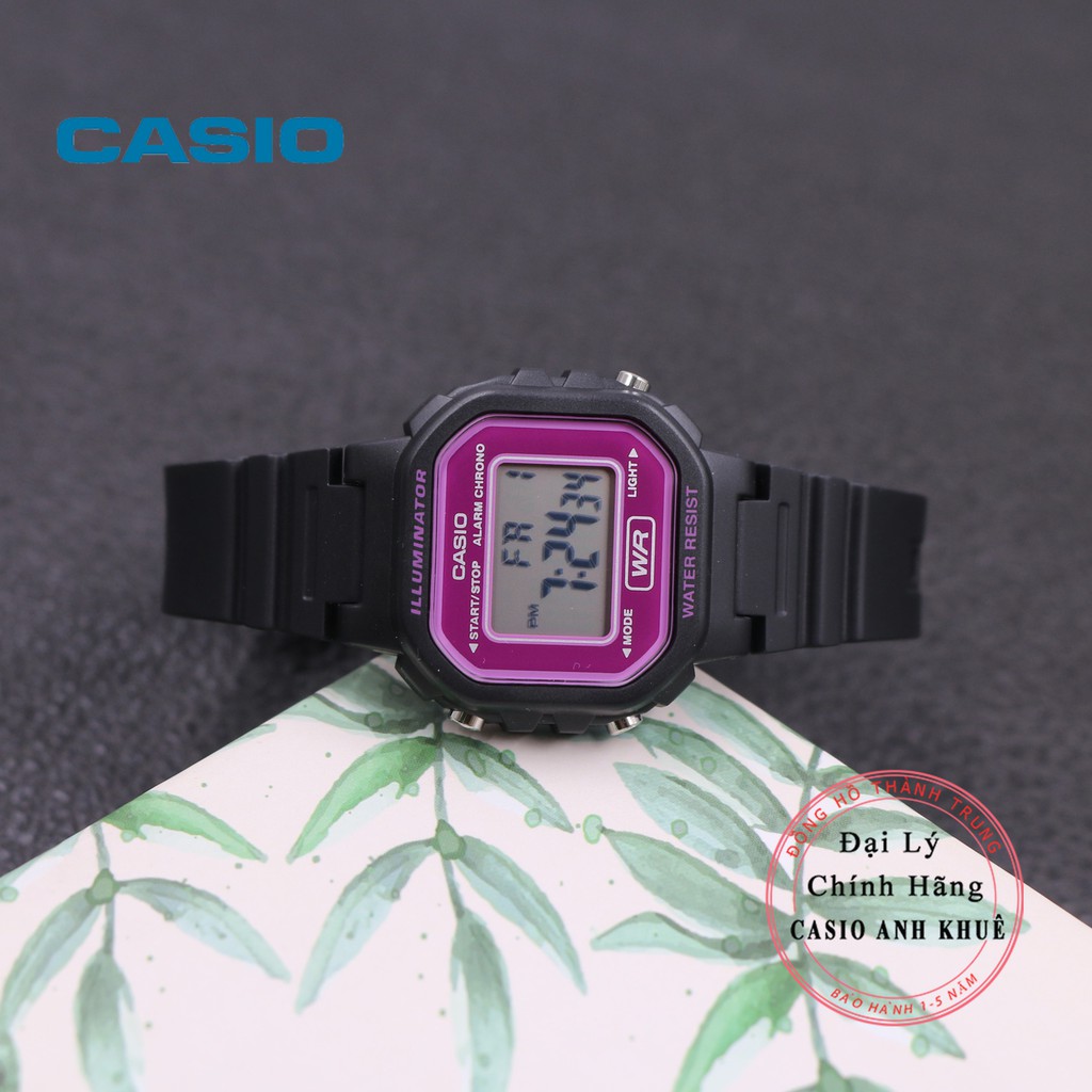 Đồng hồ điện tử nữ Casio LA-20WH-4ADF dây nhựa