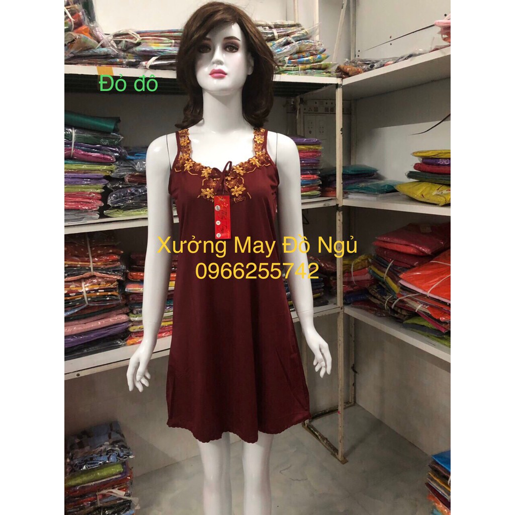 ĐẦM NGỦ THUN LẠNH DÂY REN CAO CẤP
