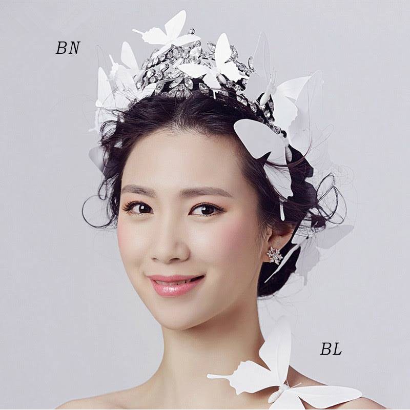 Bộ bướm cài tóc cô dâu