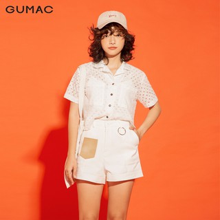 Quần short nữ phối khoen GUMAC QA12157