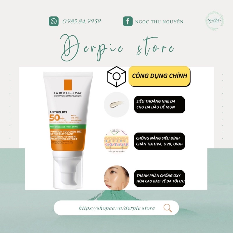Kem chống nắng La Roche Posay Anthelios SPF 50+ công nghệ cải tiến