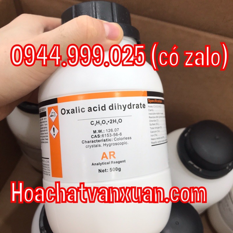 Oxalic aci.d dihydrate C2H2O4 Xilong 500g/chai CAS 6153-56-6