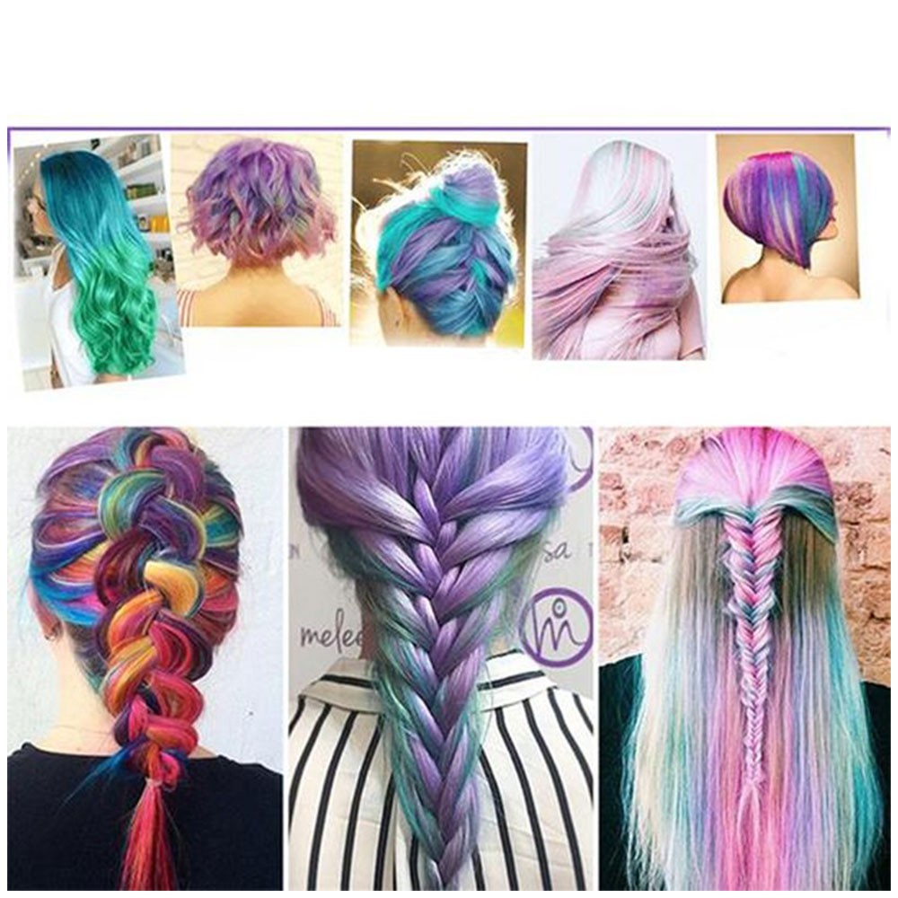 Phấn nhuộm tóc tạm thời tiện lợi màu sắc cá tính thuốc nhuộm tóc（Giá sỉ 10 cái, đơn giá 12020） | BigBuy360 - bigbuy360.vn