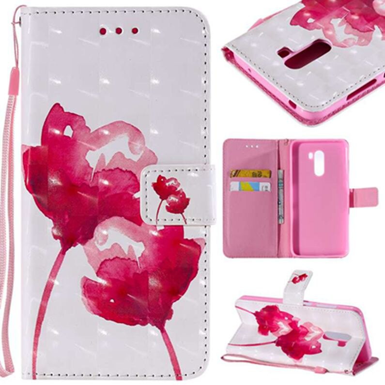 For Xiaomi Pocophone F1 Leather case 3D Phone Cover