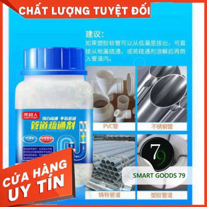 [ Chính Hãng ] [Freeship hàng cao cấp 129] Bột thông tắc cống bồn cầu thần thánh cho đường ống rửa bát bể phốt nghẹt tắc